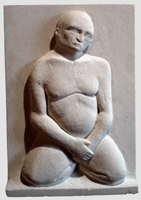 Seating Man in Relief 2003